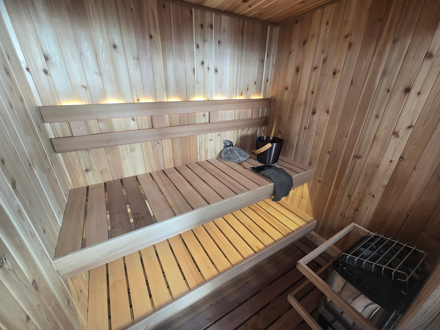 Pure Loyly 6+ Person Outdoor Sauna w/ changroom
