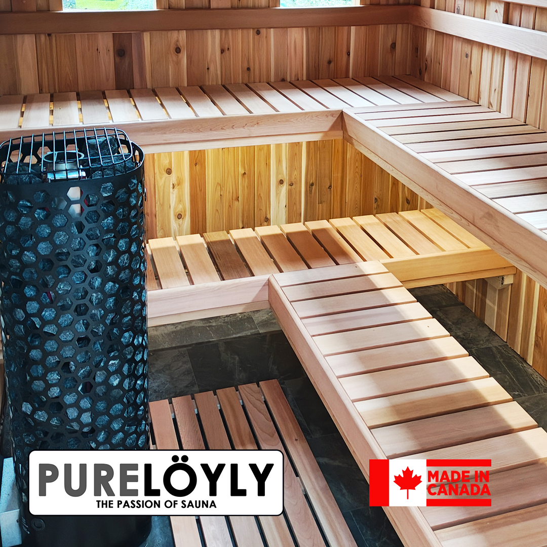 Pure Loyly 6+ Person Outdoor Sauna w/ changroom