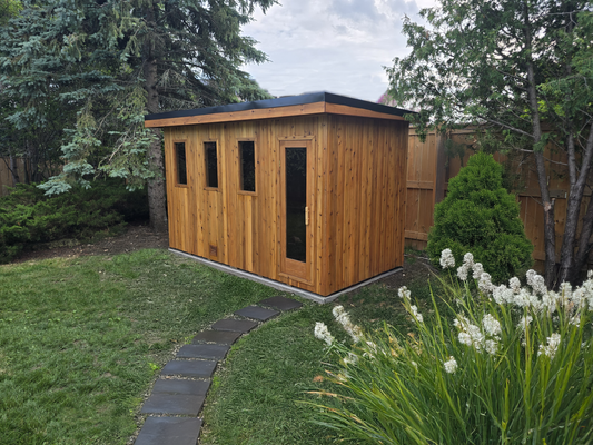 Pure Loyly 6+ Person Outdoor Sauna w/ changroom